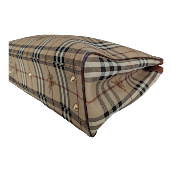 Burberry Regent Tote Haymarket Coated Canvas Medium - Picture 10 of 13